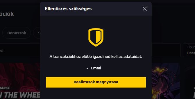 Igazold az adataidat e-mail-ellenőrzéssel a tranzakciók elvégzéséhez
